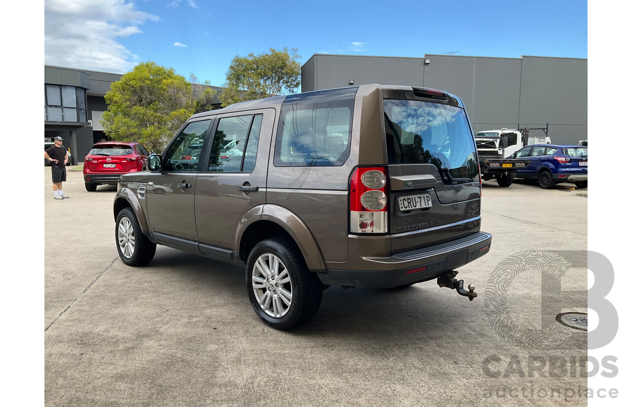 1/2013 Land Rover Discovery 4 TDV6 (4x4) MY13 4d Wagon Bronze Turbo Diesel 3.0L - 7 Seater