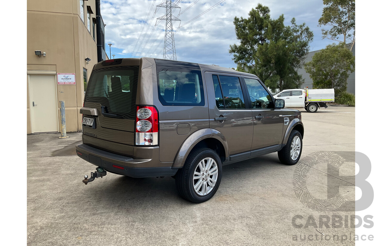 1/2013 Land Rover Discovery 4 TDV6 (4x4) MY13 4d Wagon Bronze Turbo Diesel 3.0L - 7 Seater