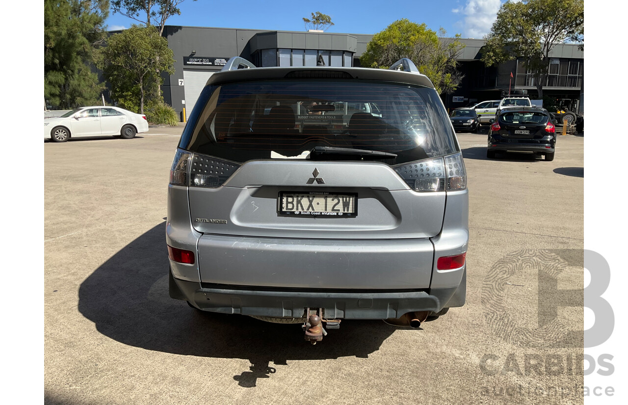 7/2009 Mitsubishi Outlander (4x4) LS ZG MY09 4d Wagon Silver Or Chrome 2.4L