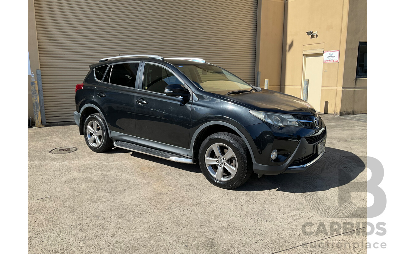 4/2015 Toyota RAV4 GXL (FWD) ZSA42R MY14 Upgrade 4d Wagon Black 2.0L