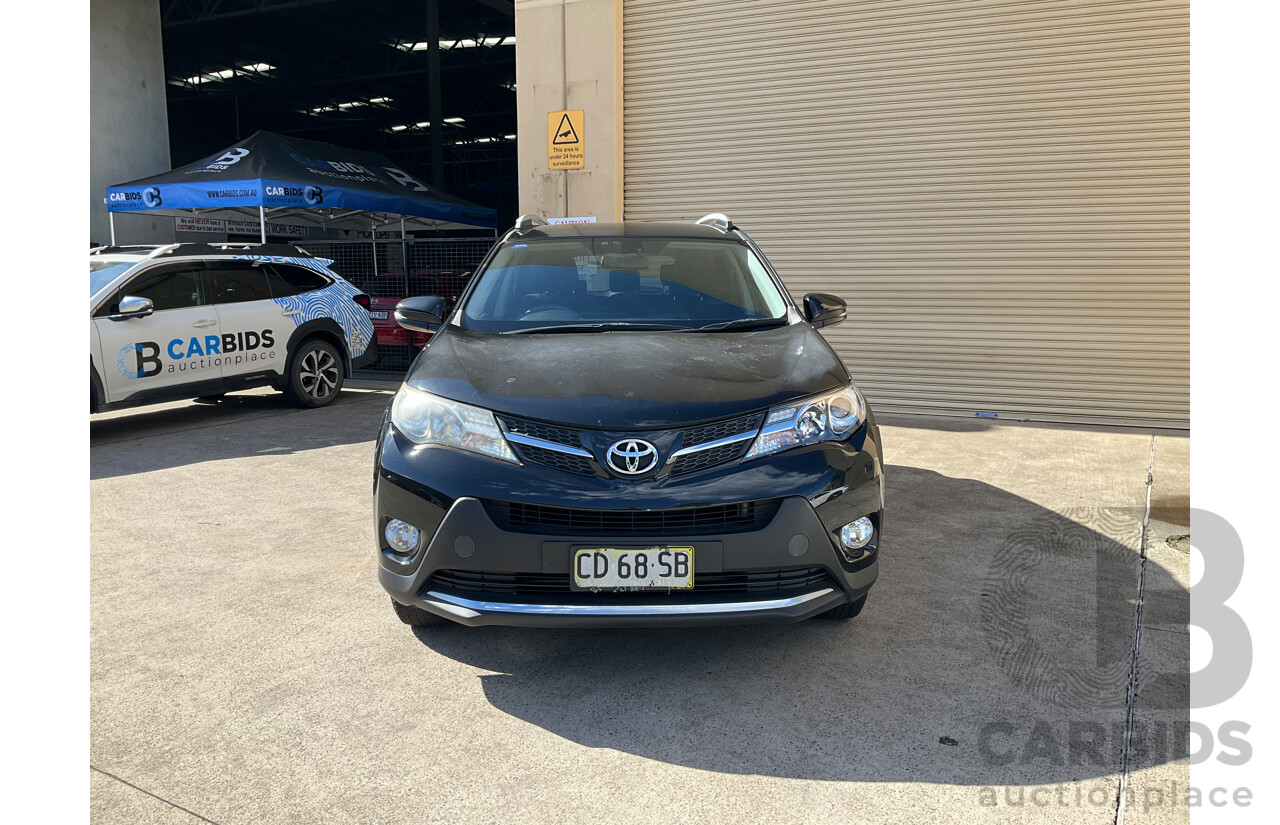 4/2015 Toyota RAV4 GXL (FWD) ZSA42R MY14 Upgrade 4d Wagon Black 2.0L