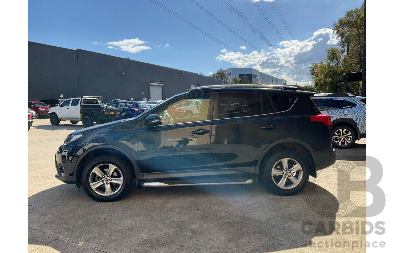 4/2015 Toyota RAV4 GXL (FWD) ZSA42R MY14 Upgrade 4d Wagon Black 2.0L