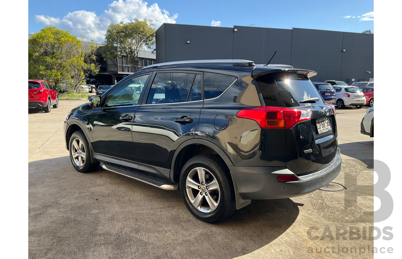 4/2015 Toyota RAV4 GXL (FWD) ZSA42R MY14 Upgrade 4d Wagon Black 2.0L