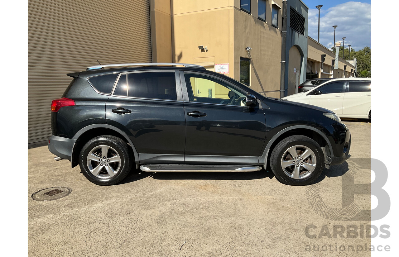 4/2015 Toyota RAV4 GXL (FWD) ZSA42R MY14 Upgrade 4d Wagon Black 2.0L
