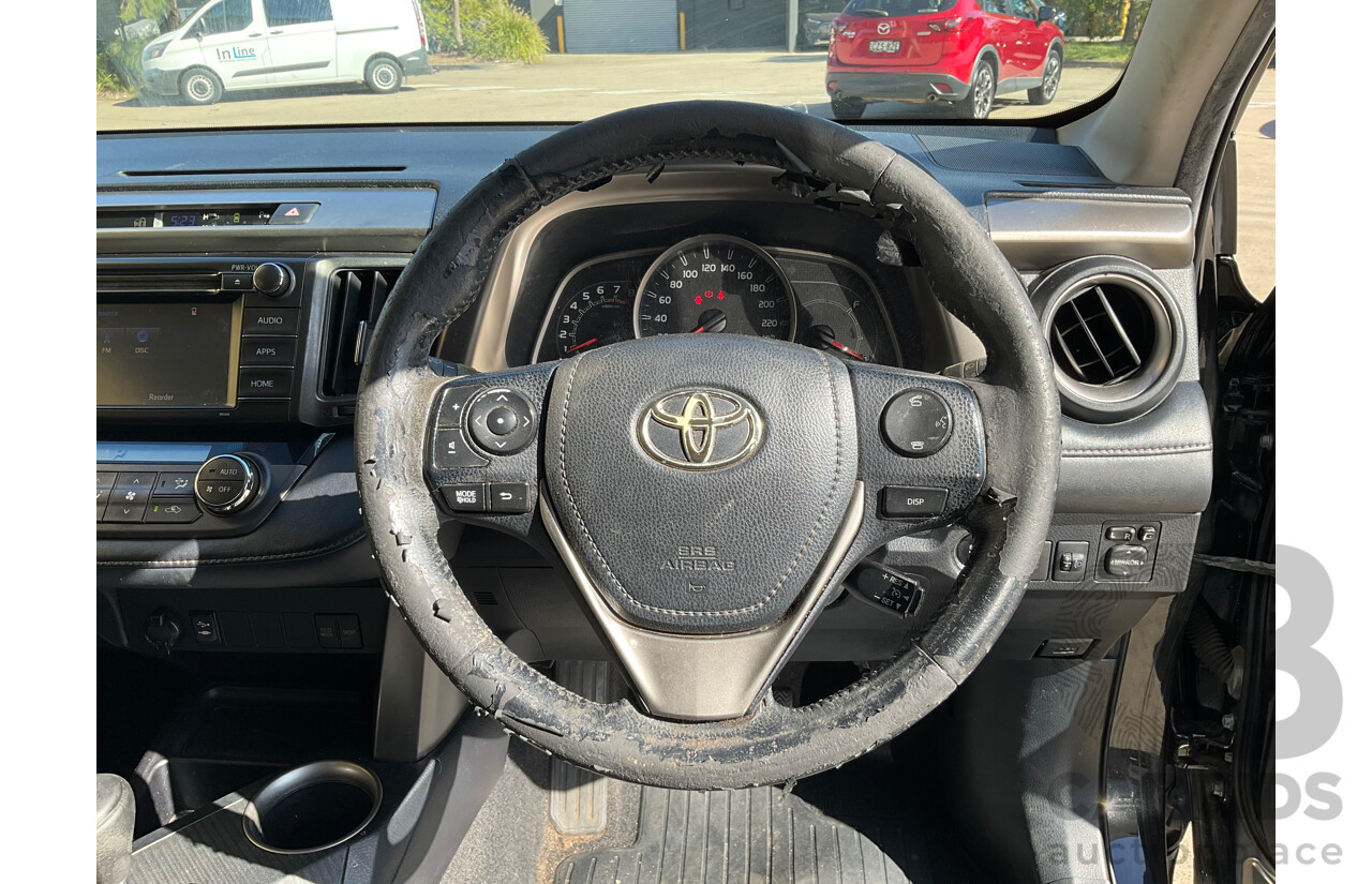 4/2015 Toyota RAV4 GXL (FWD) ZSA42R MY14 Upgrade 4d Wagon Black 2.0L