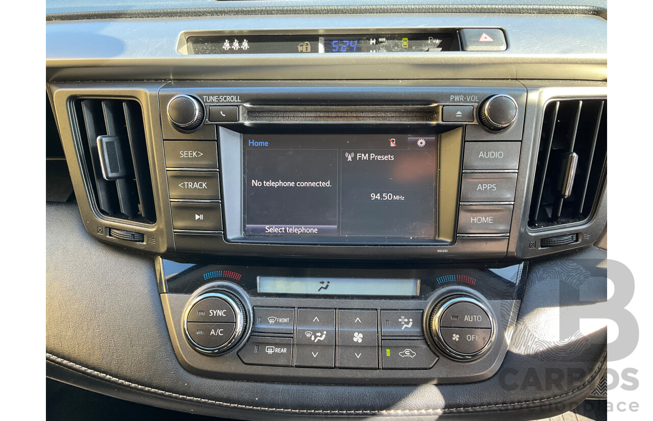4/2015 Toyota RAV4 GXL (FWD) ZSA42R MY14 Upgrade 4d Wagon Black 2.0L