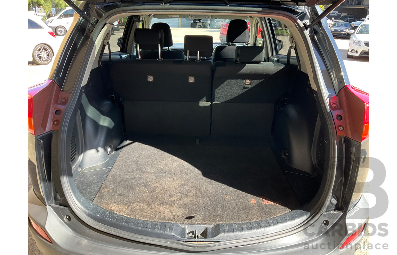 4/2015 Toyota RAV4 GXL (FWD) ZSA42R MY14 Upgrade 4d Wagon Black 2.0L