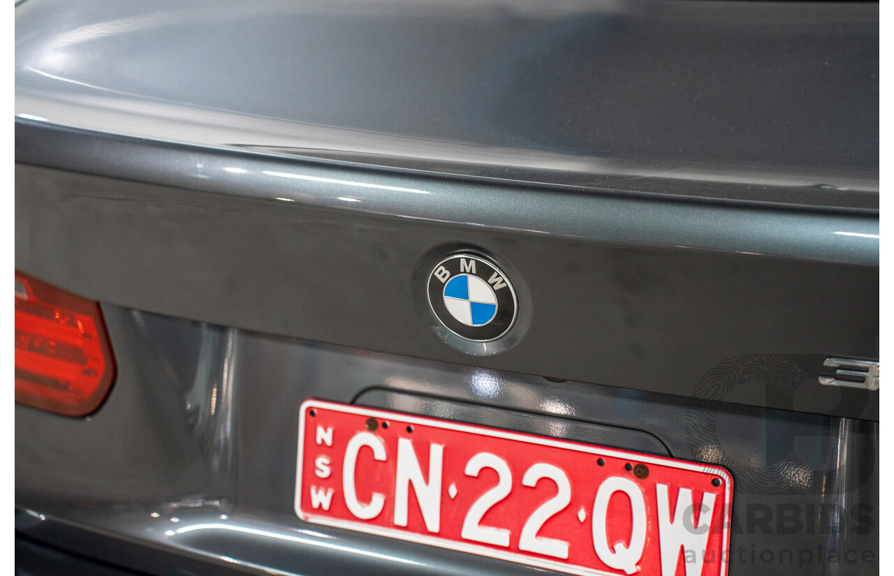 6/2012 BMW 328i Sport Line F30 4d Sedan Mineral Grey Metallic Turbo 2.0L