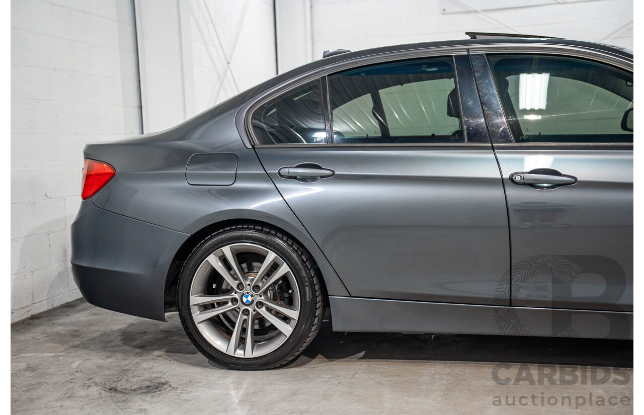 6/2012 BMW 328i Sport Line F30 4d Sedan Mineral Grey Metallic Turbo 2.0L