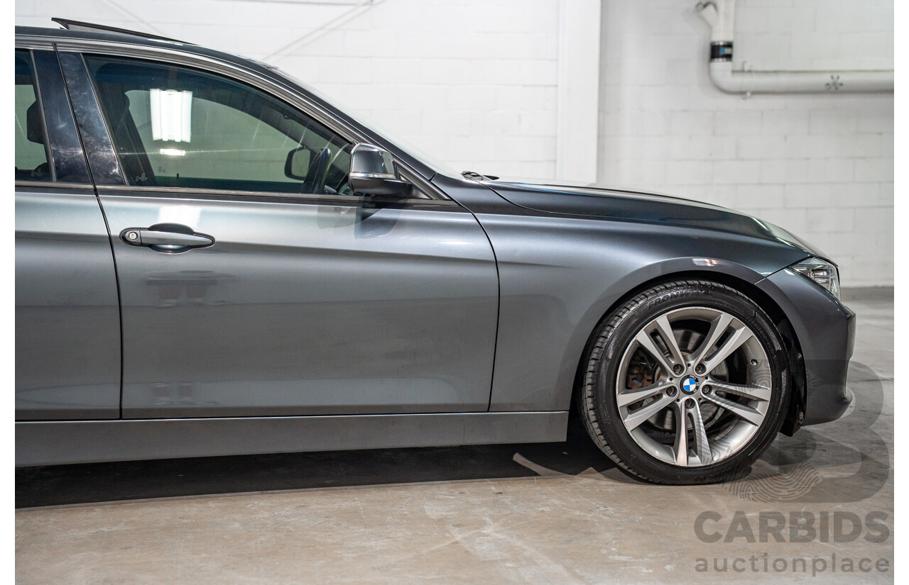 6/2012 BMW 328i Sport Line F30 4d Sedan Mineral Grey Metallic Turbo 2.0L