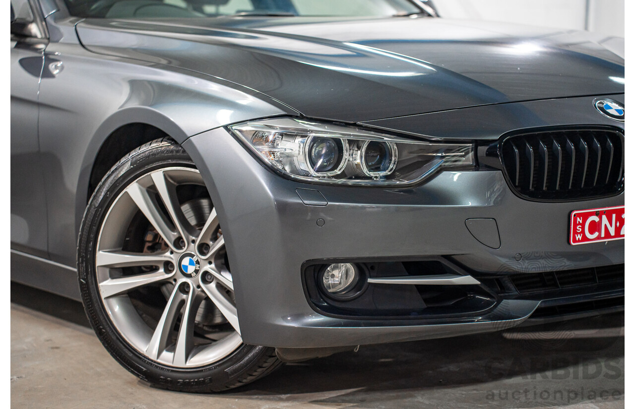 6/2012 BMW 328i Sport Line F30 4d Sedan Mineral Grey Metallic Turbo 2.0L