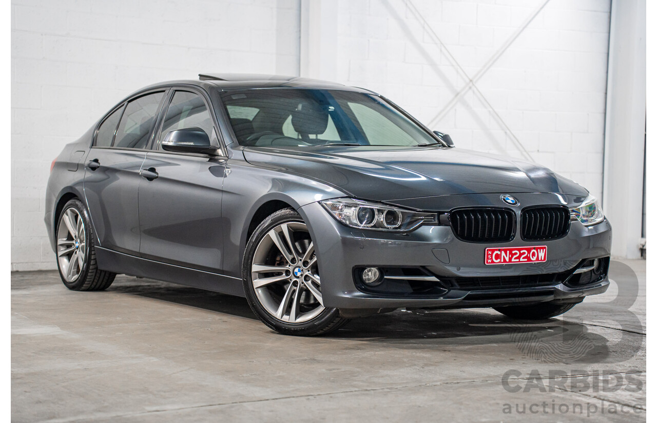 6/2012 BMW 328i Sport Line F30 4d Sedan Mineral Grey Metallic Turbo 2.0L