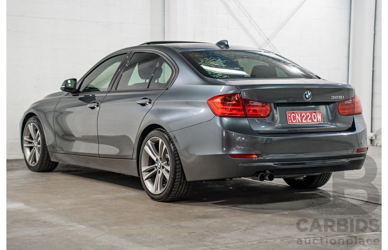 6/2012 BMW 328i Sport Line F30 4d Sedan Mineral Grey Metallic Turbo 2.0L