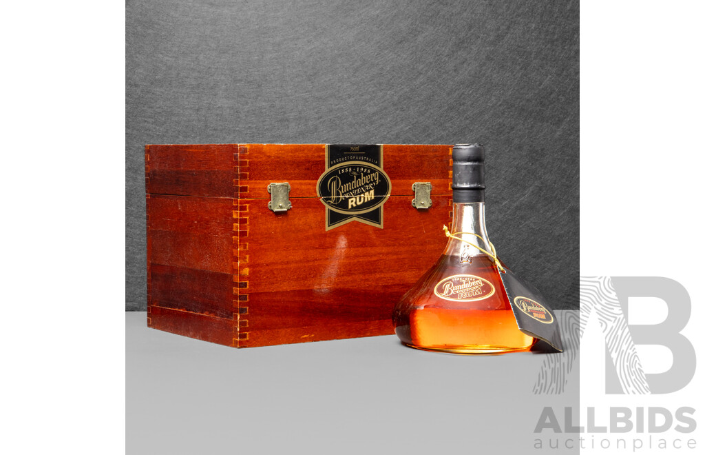 Bundaberg Centenary Rum,1888-1988 in Presentation Box