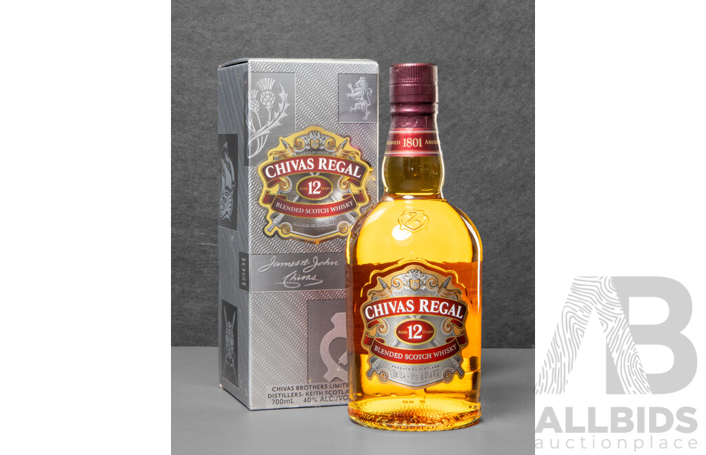 Chivas Regal James John Chivas Blended Scotch Whisky in Presentation Box