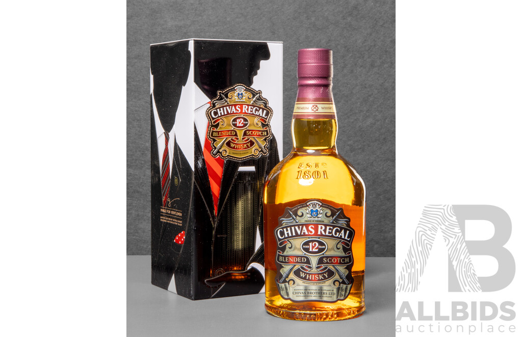 Chivas Regal ''Chivas 12 Limited Edition by Patrick Grant-Norton & Sons Blended Scotch Whisky in Metal Presentation Box