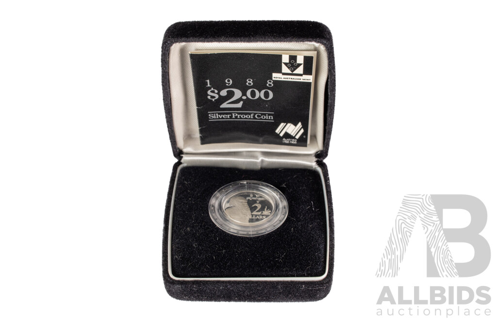 Australian RAM 1988 Two Dollar Silver Proof Coin .925
