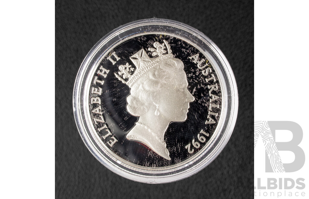 Australian RAM 1992 Silver Ten Dollar Proof Coin, State Series, Northern Territory .925