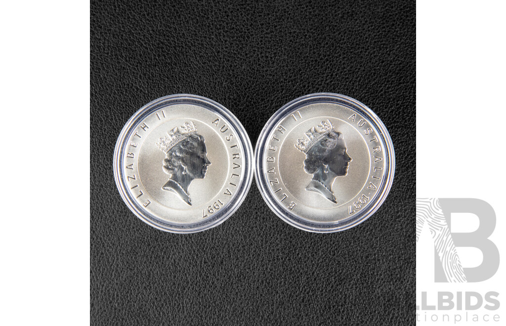 Australian RAM 1997 Silver Ten Dollar Coins of the Harbour City .999
