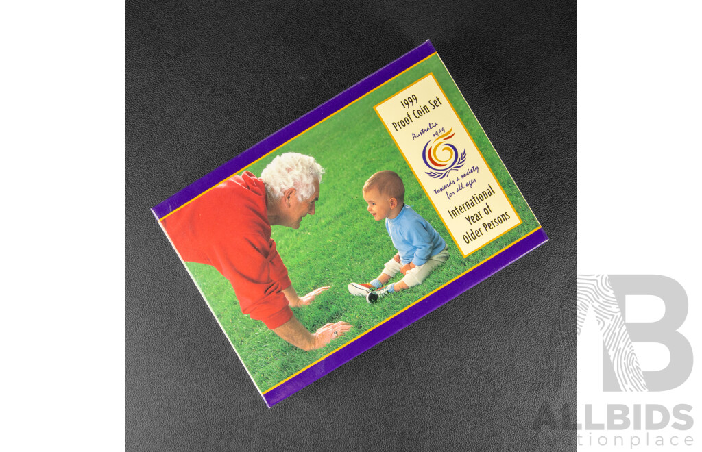 Australian RAM 1999 Six Proof Coin Set, International Year of the Older Persons