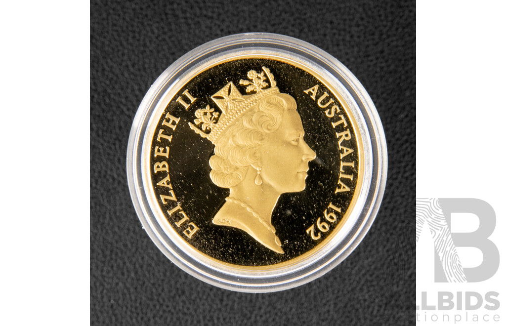 Australian RAM 1992 Five Dollar Proof Coin, Commemorating the International Year of Space