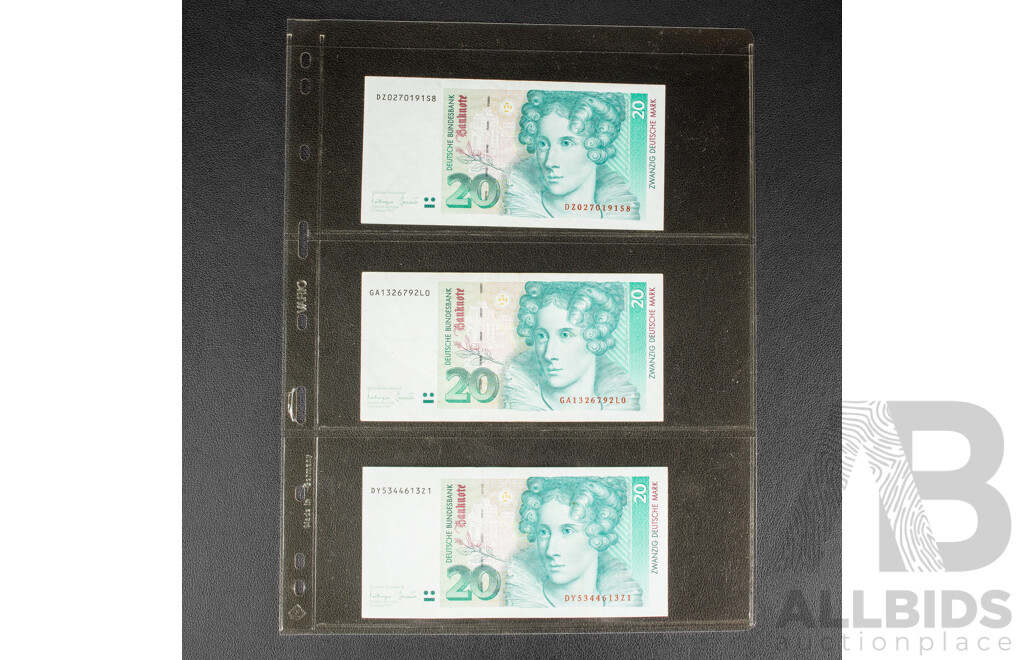Collection of Vintage Banknotes Including Germany, Italy, Sweden, Netherlands, Austria, France