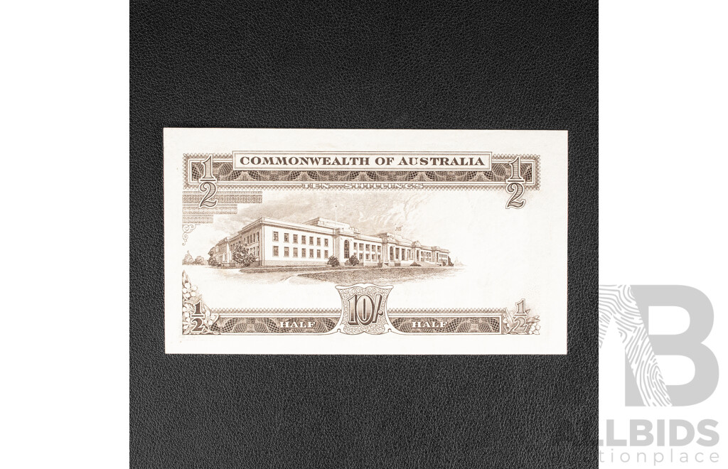 Australian 1961 Ten Shilling Note, R17 Coombs/Wilson, AH39 672295