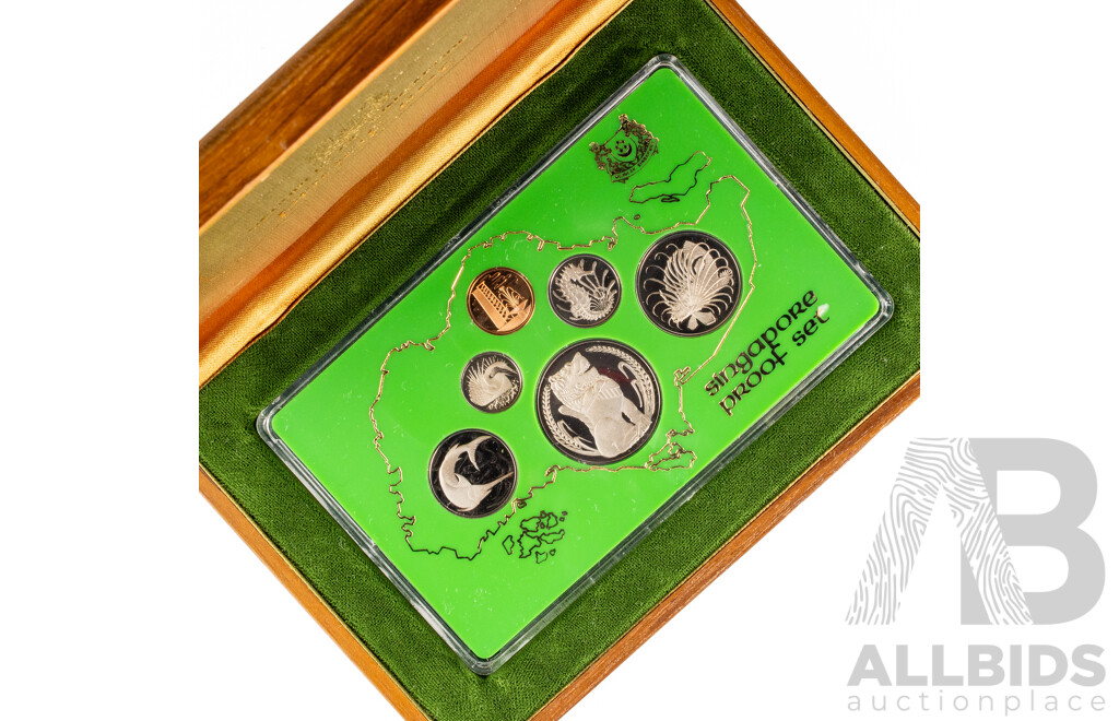 Singapore 1976 Six Proof Coin Set