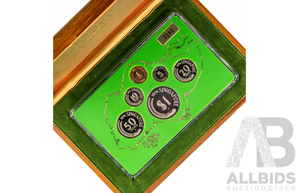Singapore 1976 Six Proof Coin Set