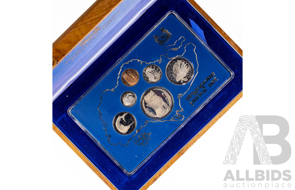 Singapore 1977 Six Proof Coin Set