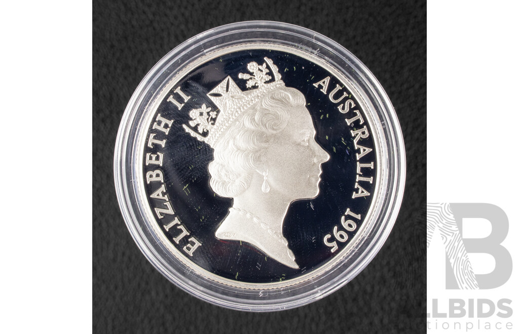 Australian RAM 1995 Silver Proof Ten Dollar Coin, Australia's Endangered Species, Numbat .925