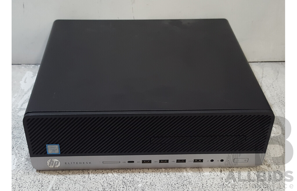 HP EliteDesk 800 G4 SFF Intel Core i7 (8700) 3.20GHz-4.60GHz 6-Core CPU Desktop Computer