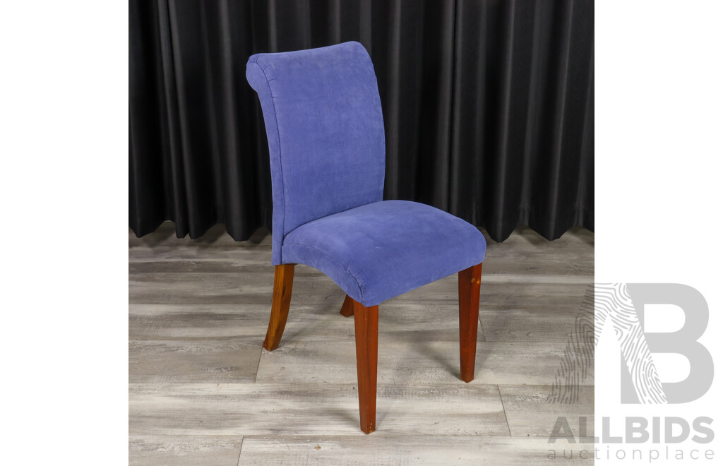 Blue Velvet Chair