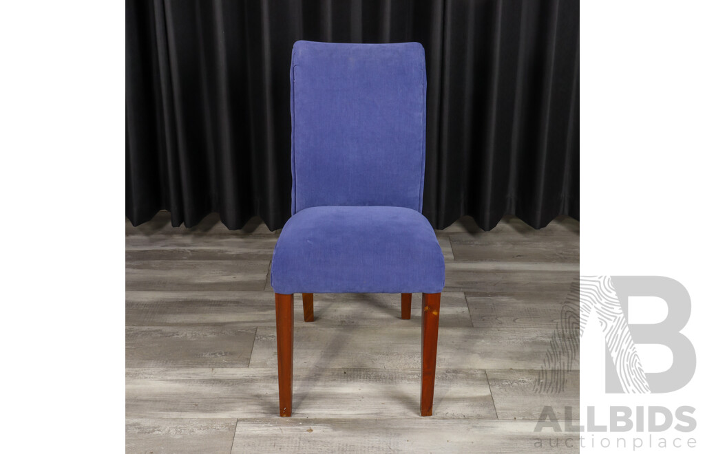 Blue Velvet Chair