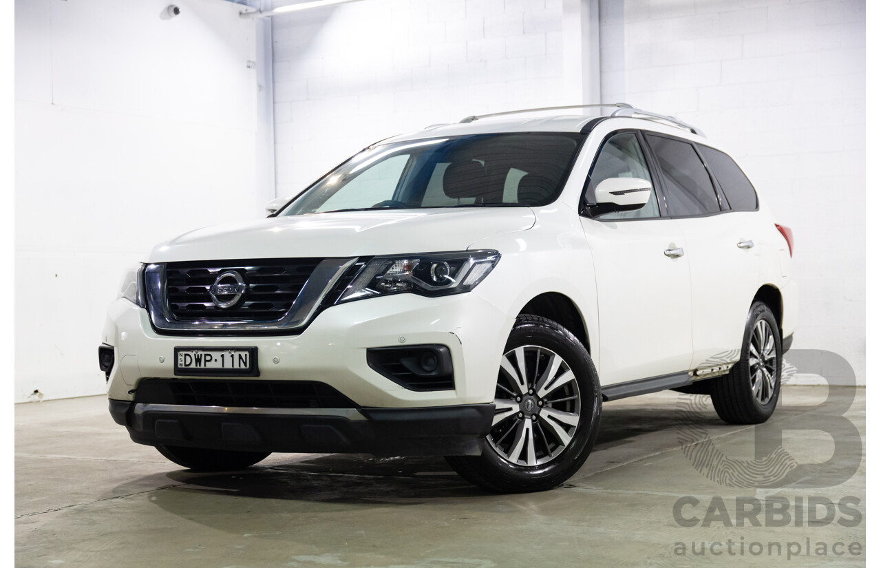 06/2018 Nissan Pathfinder ST (FWD) R52 MY17 Series 2 4d Wagon Crystal White Pearl V6 3.5L