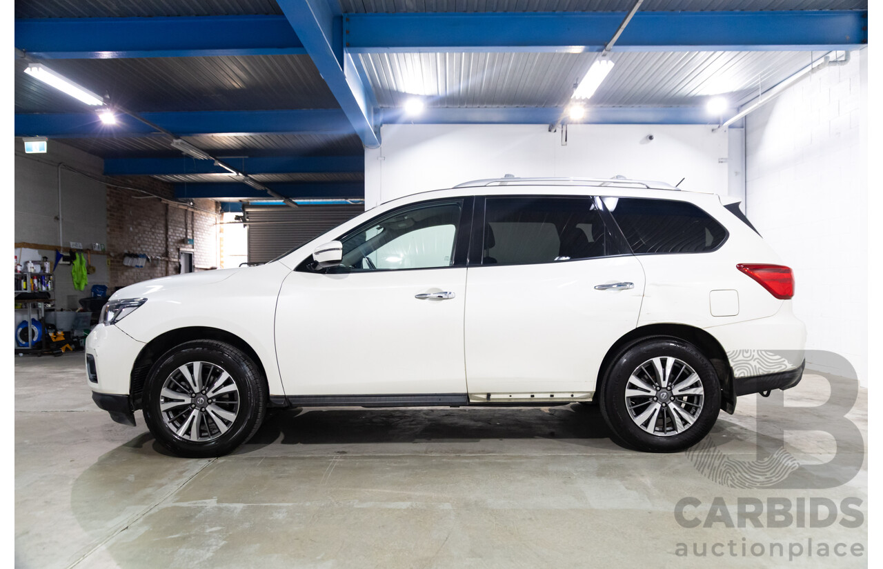 06/2018 Nissan Pathfinder ST (FWD) R52 MY17 Series 2 4d Wagon Crystal White Pearl V6 3.5L