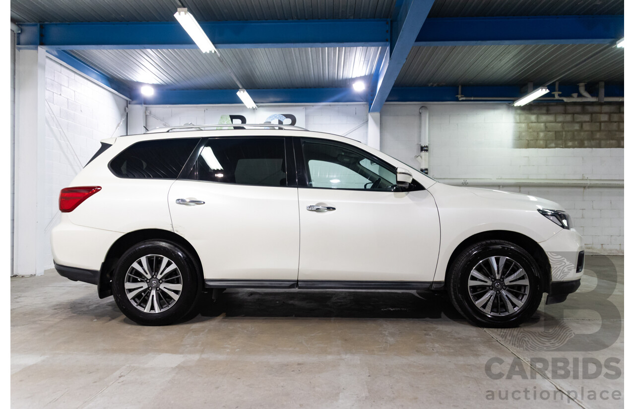 06/2018 Nissan Pathfinder ST (FWD) R52 MY17 Series 2 4d Wagon Crystal White Pearl V6 3.5L