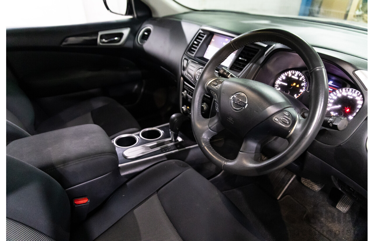 06/2018 Nissan Pathfinder ST (FWD) R52 MY17 Series 2 4d Wagon Crystal White Pearl V6 3.5L