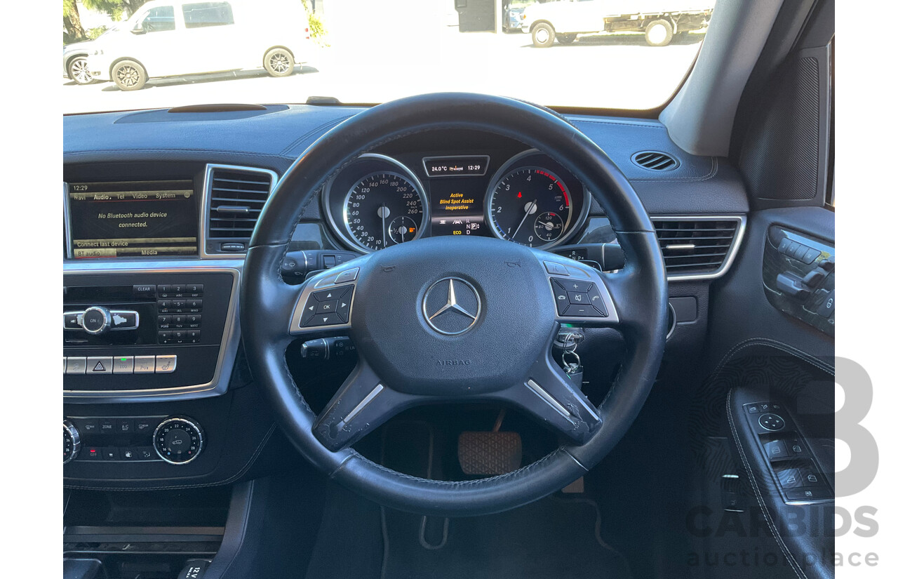 06/2013 Mercedes-Benz ML 350CDI Bluetec (4x4) AWD 166 4D Wagon Silver Turbo Diesel 3.0L