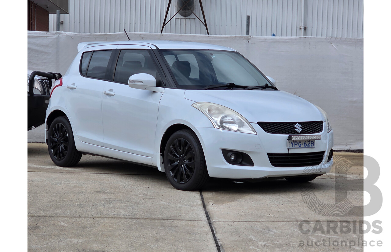 5/2011 Suzuki Swift GLX FZ 5d Hatchback White 1.4L
