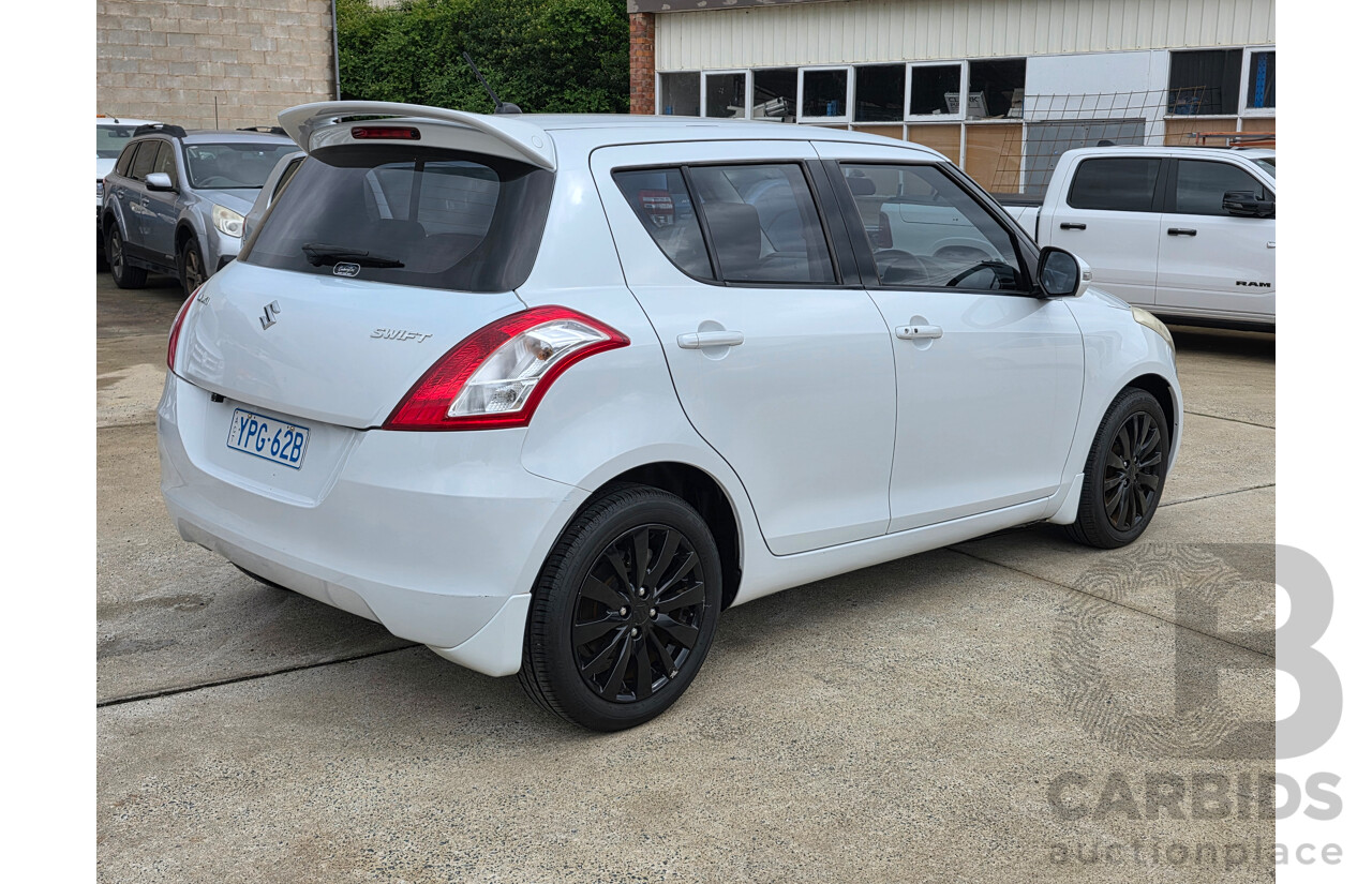 5/2011 Suzuki Swift GLX FZ 5d Hatchback White 1.4L