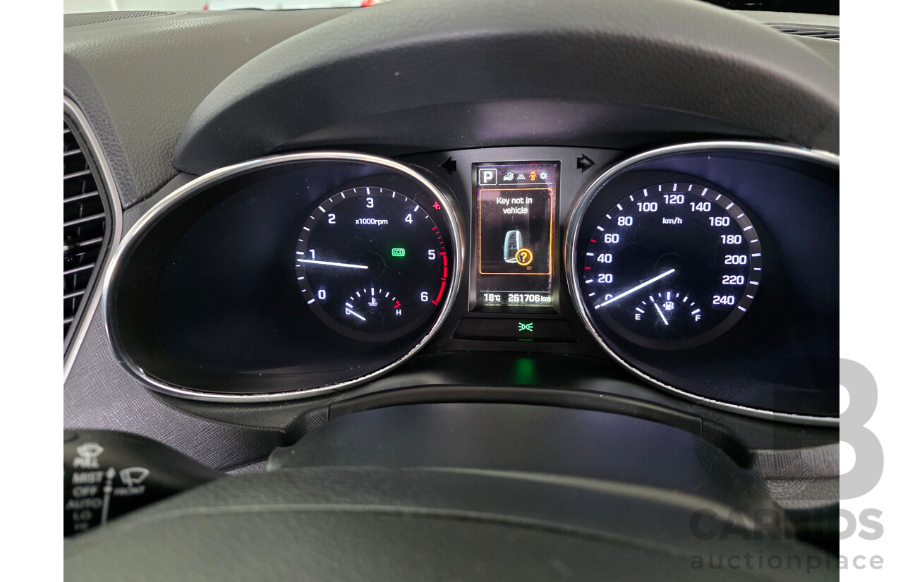 11/2015 Hyundai Santa Fe Highlander CRDi (4x4) DM SERIES II (DM3) 4d Wagon Silver Turbo Diesel 2.2L
