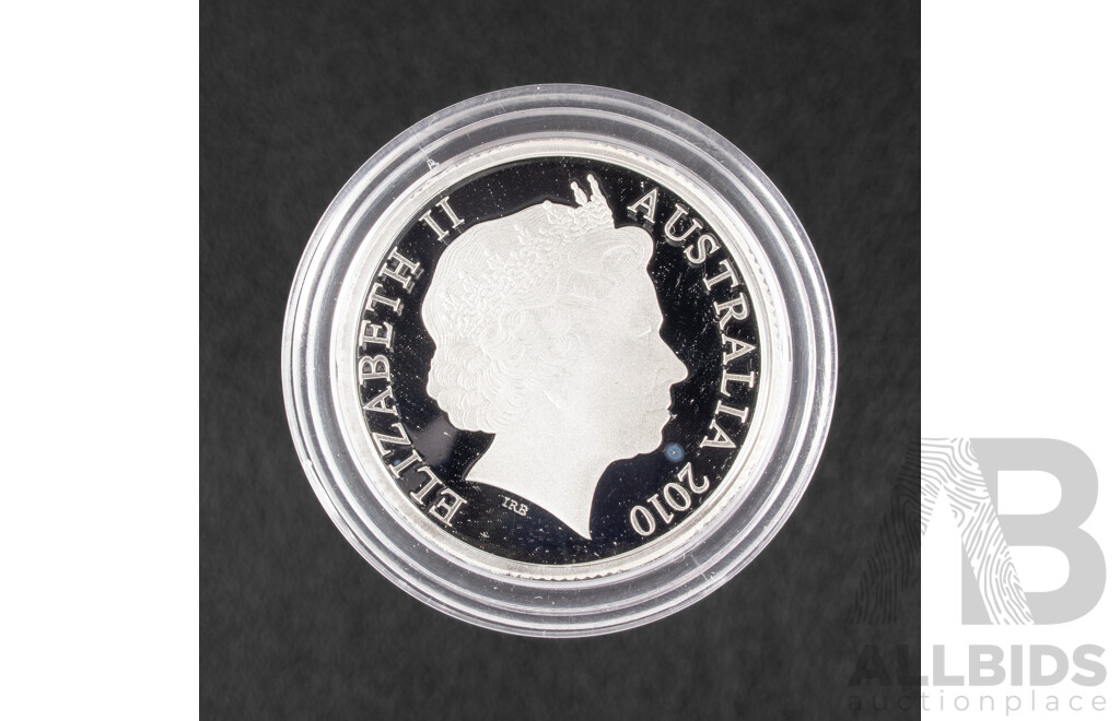 Australian RAM 2010 Silver Proof One Dollar Coin, One Hundred Years of Australian Coinage .999