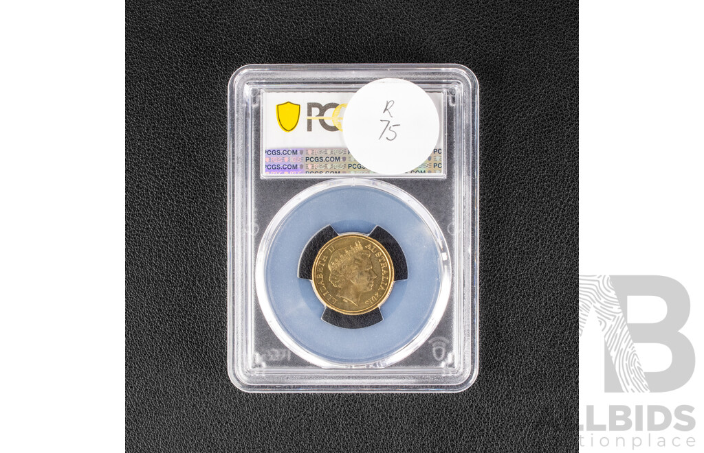 Australian 2013 Two Dollar Coin, 60th Anniversary QE2 Coronation, PCGS MS63