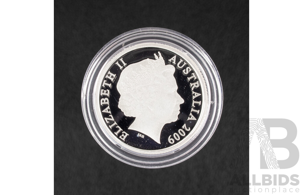 Australian RAM 2009 Silver Proof One Dollar Coin, Sixty Years of Australian Citizenship .999