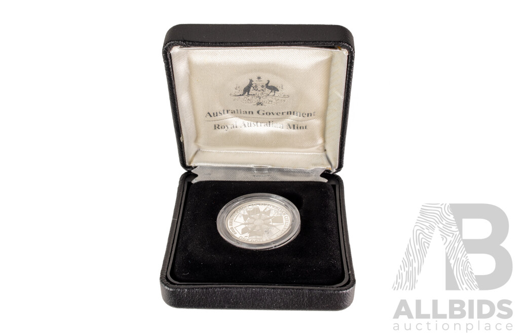 Australian RAM 2009 Silver Proof One Dollar Coin, Sixty Years of Australian Citizenship .999