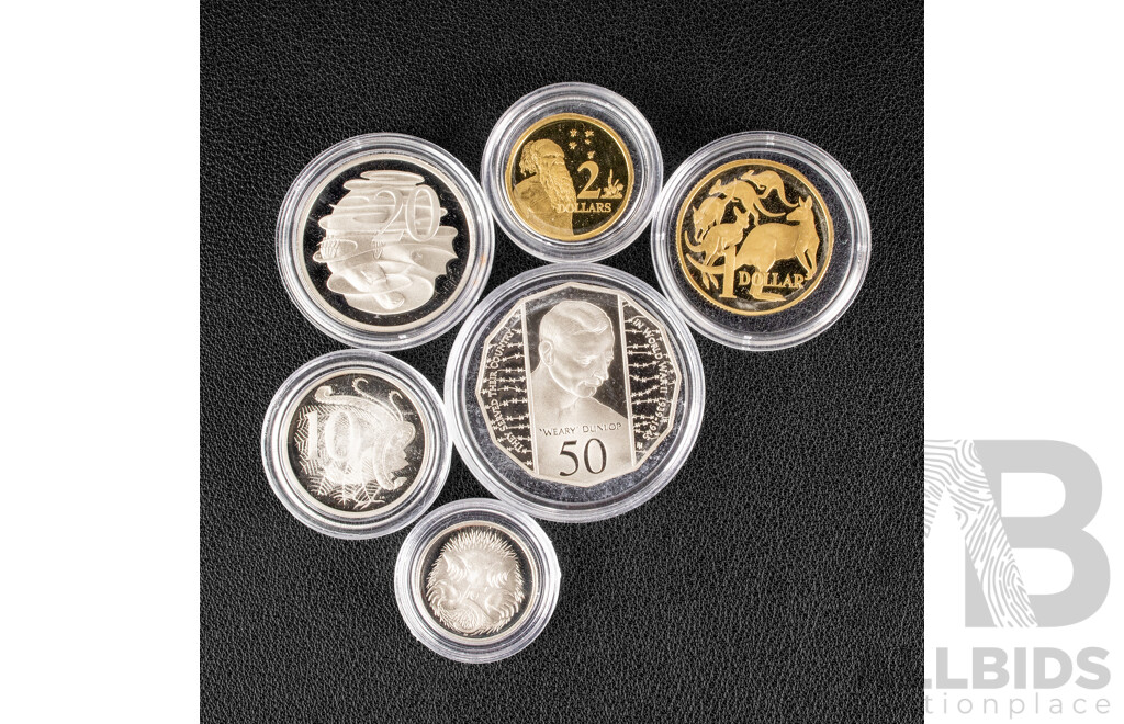 Australian 1995 Six Proof Coin Year Set