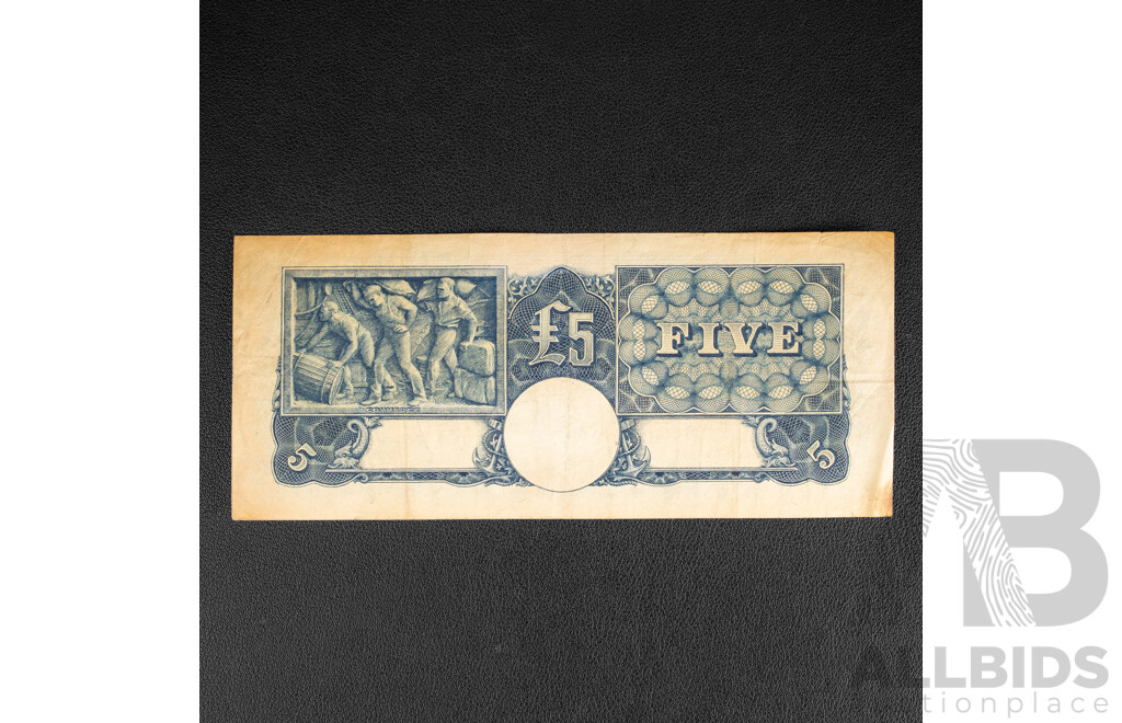 Australian 1941 Five Pound Note Armitage/McFarlane