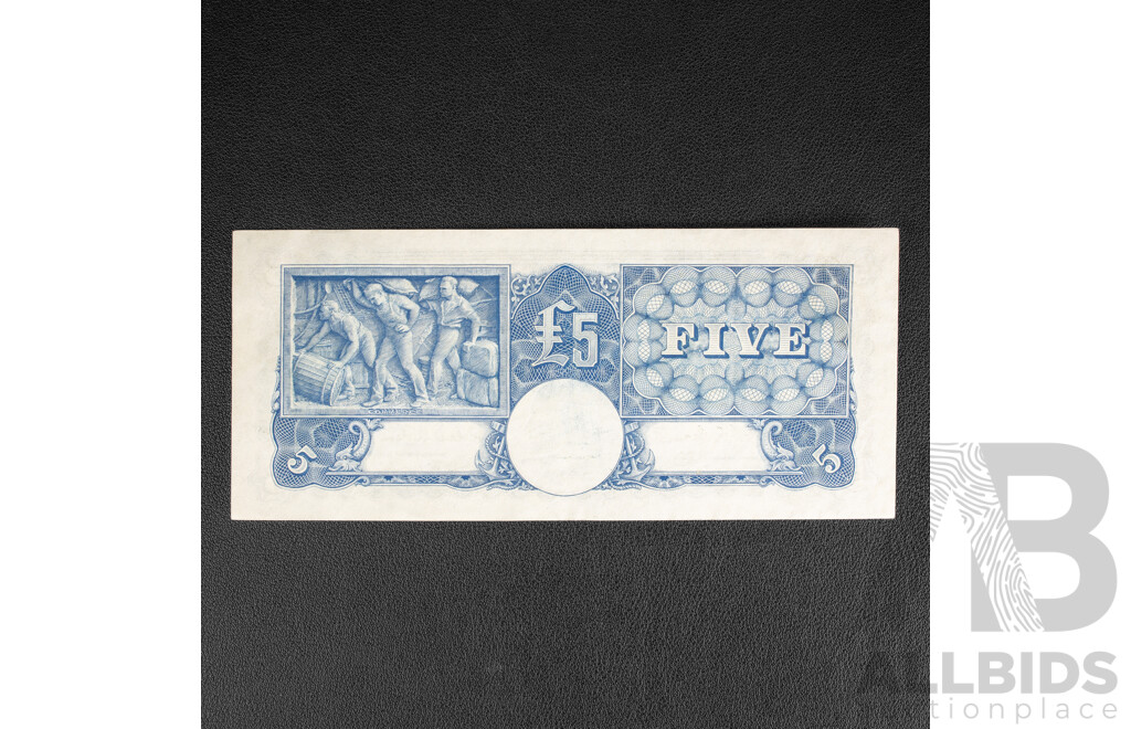 Australian 1952 Five Pound NoteR48 Coombs/Wilson R48