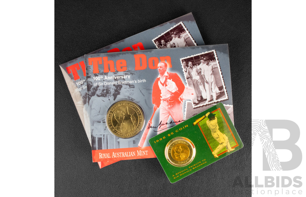 Australian 1996 and 2008 Five Dollar Coins 1996 and 2008